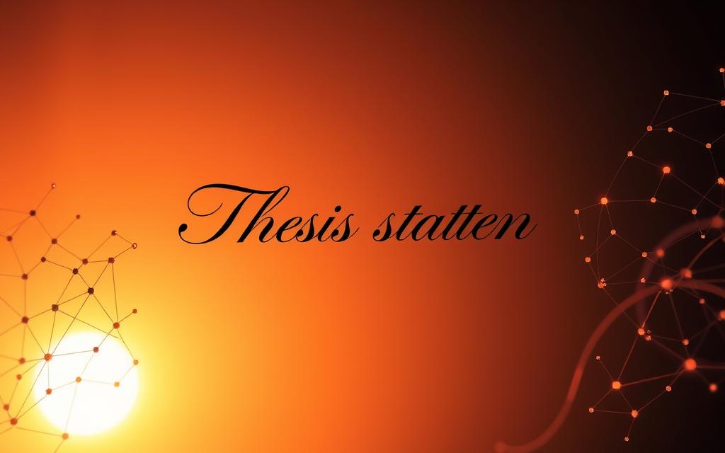 AI-generated thesis statement