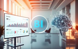 How is business intelligence different from artificial intelligence?