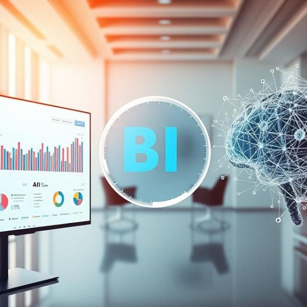How is business intelligence different from artificial intelligence?