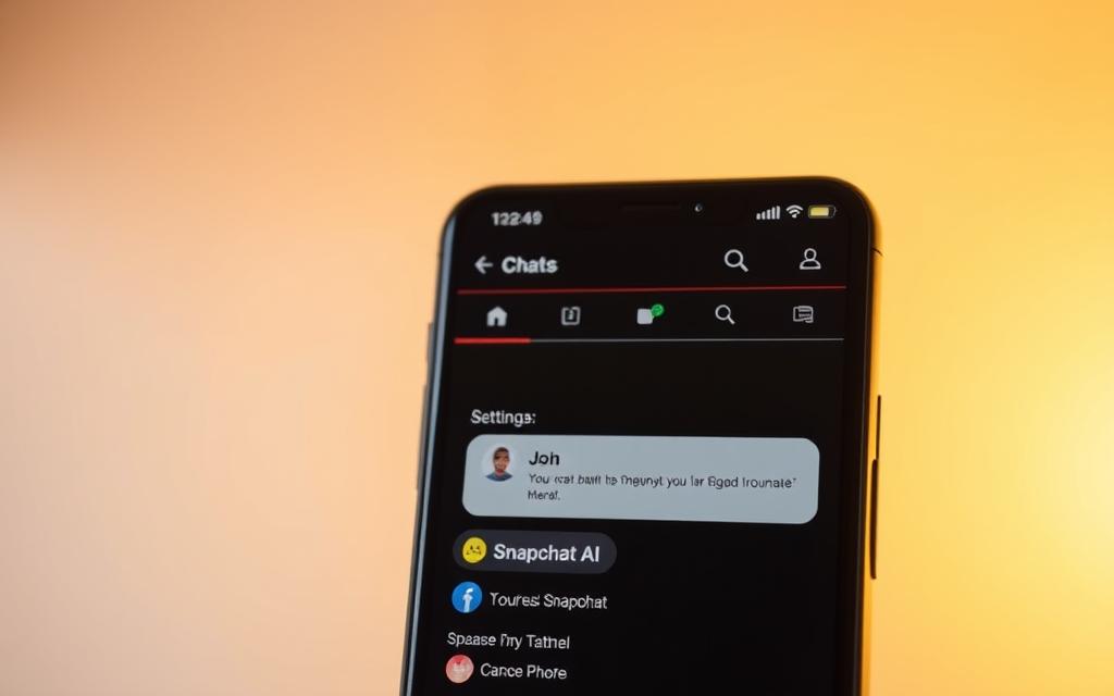 Snapchat chat feed customisation