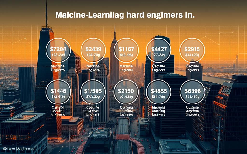 machine learning engineer salary by city