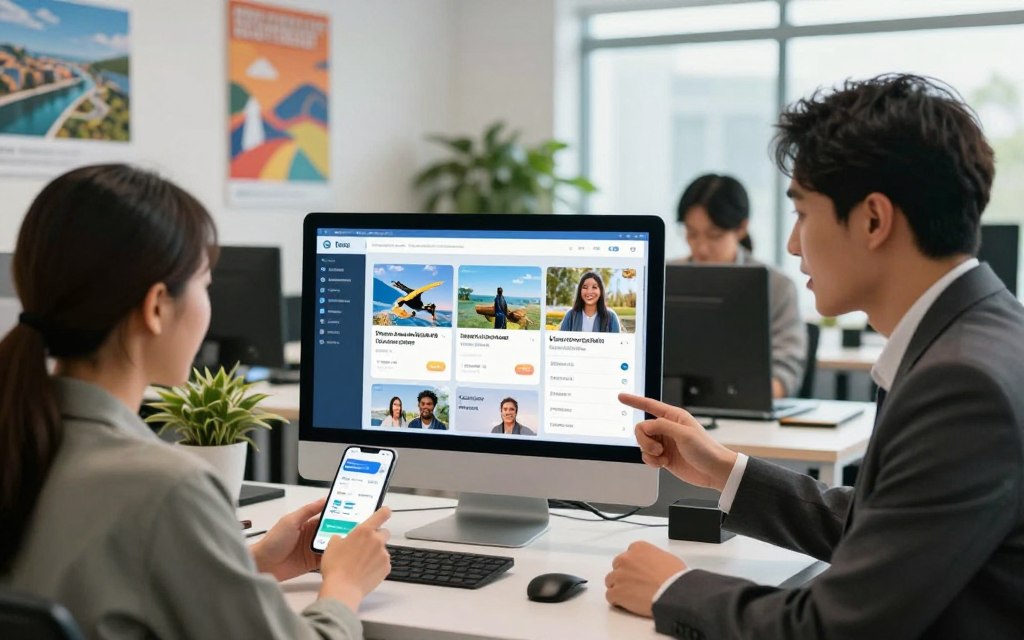 omnichannel chatbot travel example